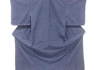 リサイクル　未使用品　菊尽くし模様織り出し手織紬着物